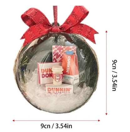 Christmas Tree Decoration Transparent Ball Hanging Decoration Scene Layout Hanging Decoration